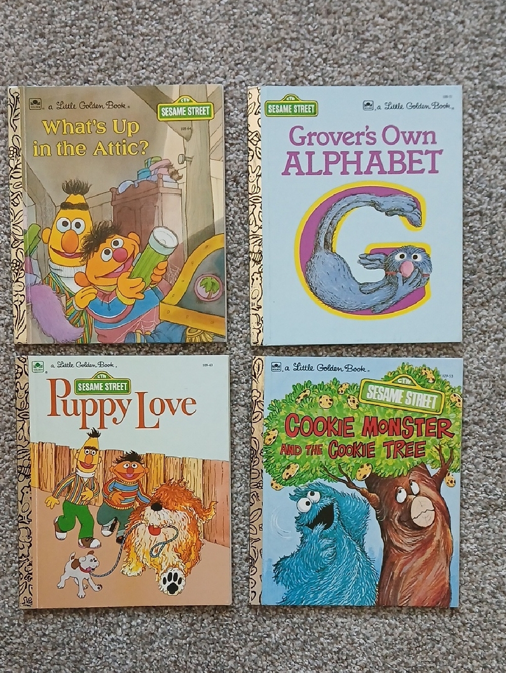 💕Sesame Street Little Golden Books Collection Children's Board Books
